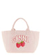 Ganni Medium Raspberry Shopping Bag