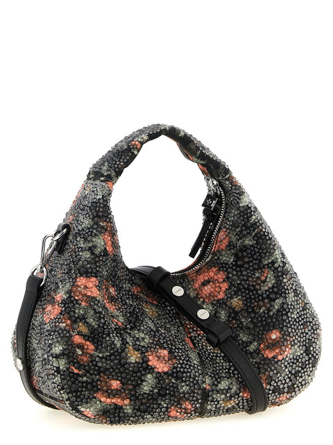 Ganni Mini Hobo Flowers Handbag