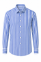 Premium Blue & White Vertical Stripe Cotton Shirt