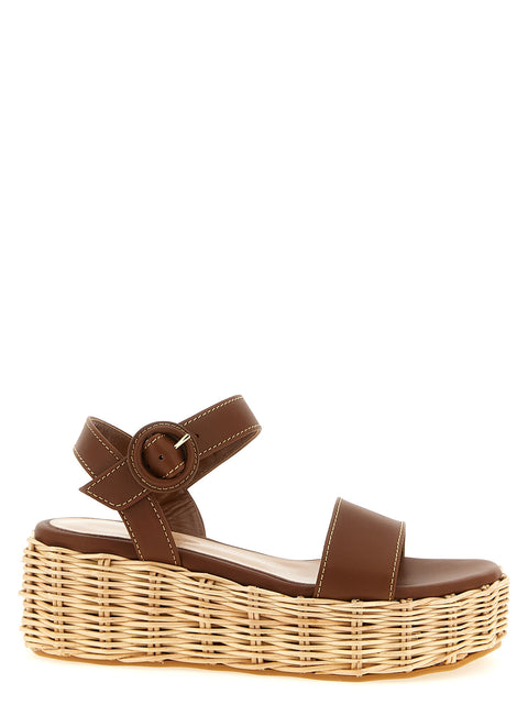 Gianvito Rossi Cestino Sandals