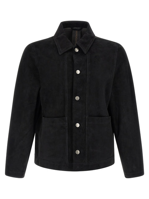 Giorgio Brato Fiore Suede Jacket
