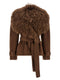 Giuseppe Di Morabito Shearling Neck Coat