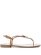 Giuseppe Zanotti Atlantide buckle-embellished thong sandals.
