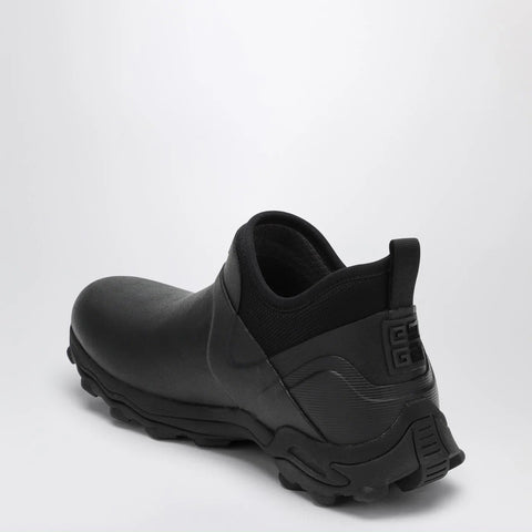 Givenchy Black Bogs rubber chelsea boots