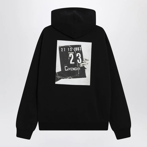 Givenchy Black Couture Seam sweatshirt with Clapperboard print