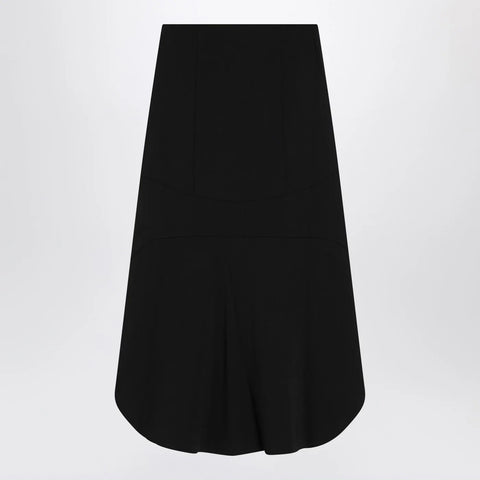 Givenchy Black Milan stitch skirt with buttons