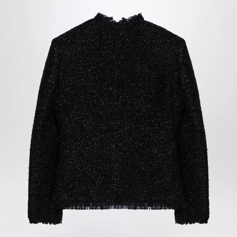 Givenchy Black tweed and lurex jacket