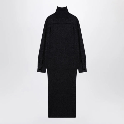 Givenchy Dark grey turtleneck with drawstring