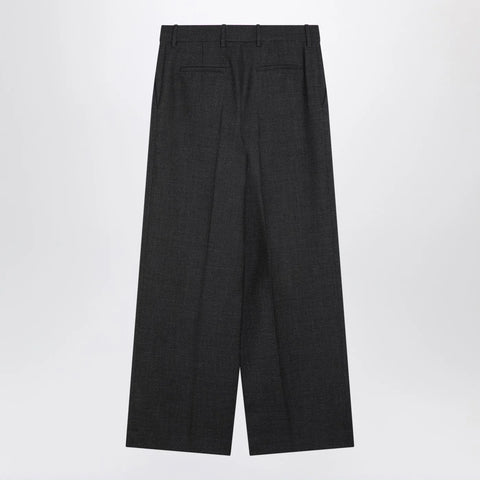 Givenchy Dark grey wool wide trousers