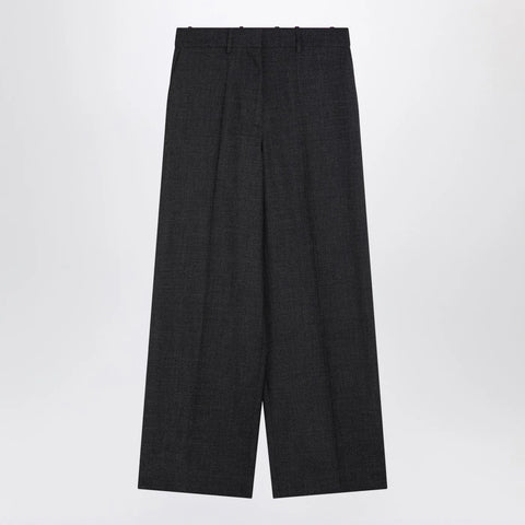 Givenchy Dark grey wool wide trousers