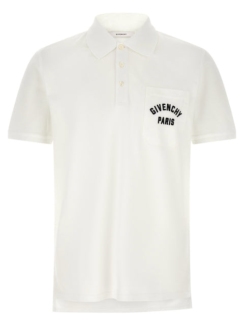 Givenchy Pocket Embroidery Polo Shirt