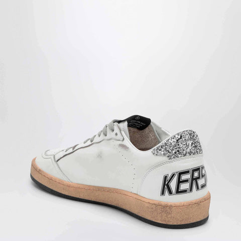 Golden Goose Ball Star white/silver trainer