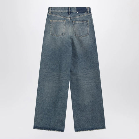 Golden Goose Blue washed wide-leg jeans