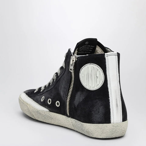 Golden Goose Francy Sneakers in midnight blue and white