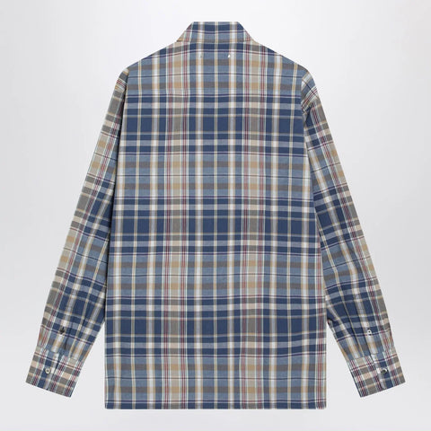 Golden Goose Indigo blue checked shirt