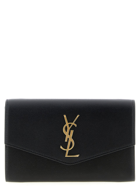 Grain de Poudre Royal Leather Clutch Bag