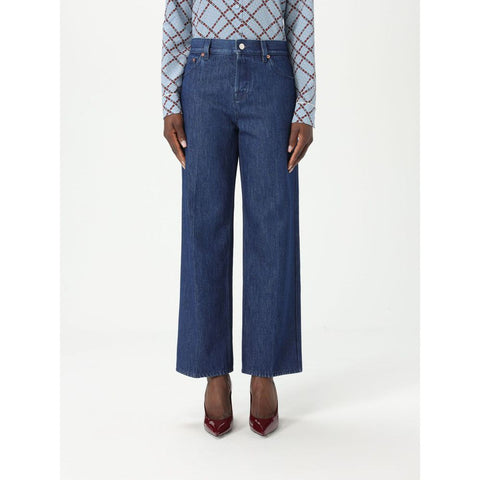 Gucci Blue Cotton Jeans Denim