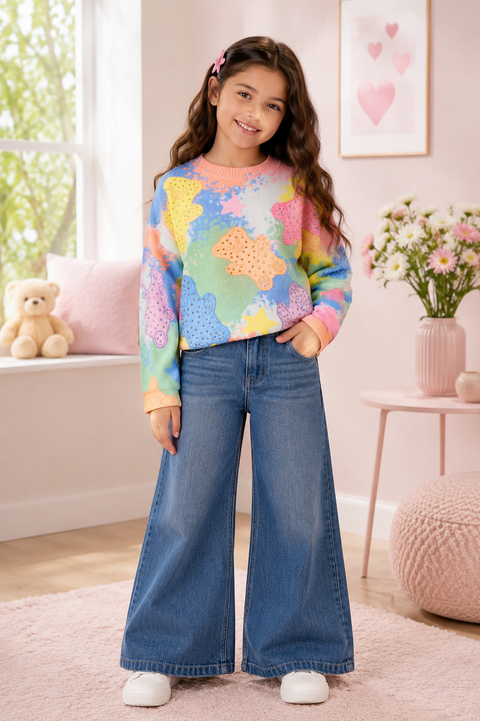 Gummy Bear Printed Sweater