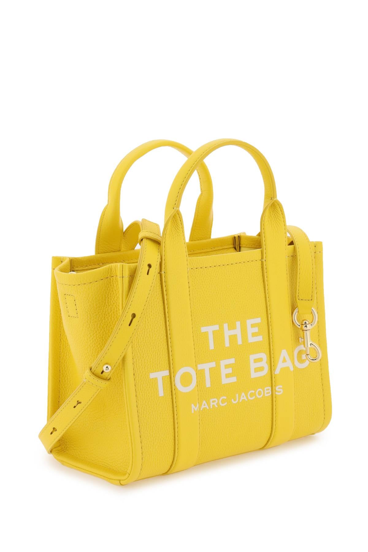 Marc Jacobs 'The Leather Small Tote Bag' Light Yellow – Urbanheer