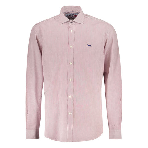 Harmont & Blaine Red Cotton Shirt-Harmont & Blaine-XXL-Urbanheer