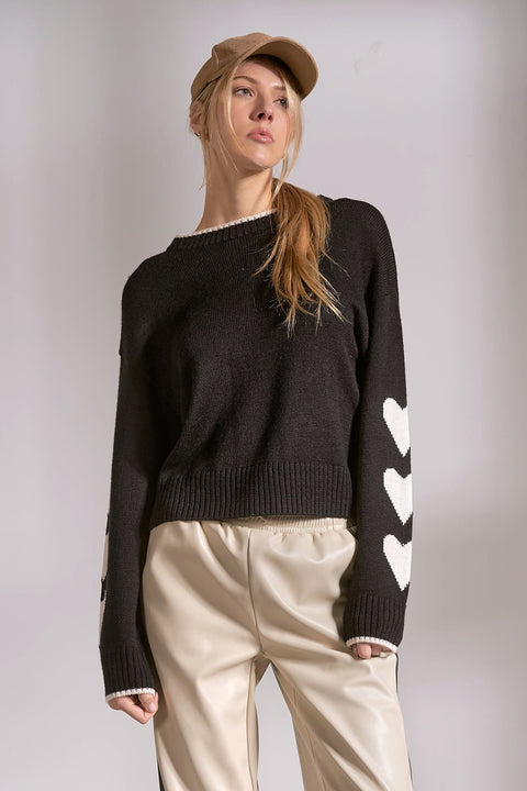 Hearts Sweater