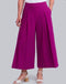 Heer Magenta Luxury Crepe Culottes