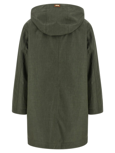 Herno Linen Raincoat