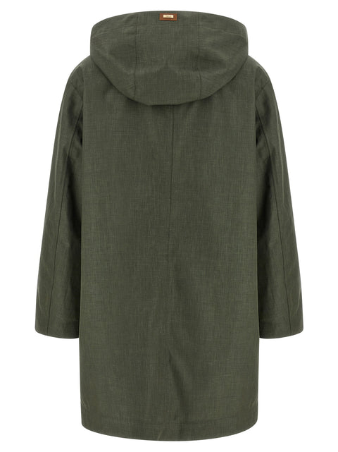 Herno Linen Raincoat