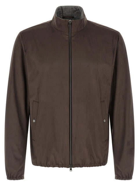 Herno Suede Effect Jacket