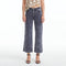 High Rise Wide Leg Twill Pants(Raw Hem,Button Fly) GRAPHITE-Pants-BAYEAS-26-GRAPHITE-Urbanheer