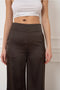 High-Waisted Wide Satin Pants