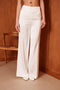 High-Waisted Wide Satin Pants