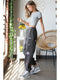 Hight Waist Multi Patches Jogger Pants CHARCOAL-Pants-JADE BY JANE-S-CHARCOAL-Urbanheer