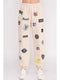 Hight Waist Multi Patches Jogger Pants CREAM-Pants-JADE BY JANE-S-CREAM-Urbanheer