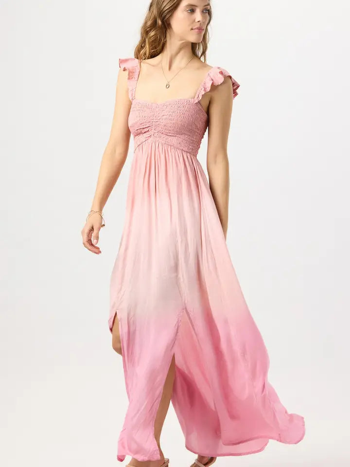 Hollie Maxi Dress | Hawaiian Apparel & Beachwear | Mauve Pink Ombre | One Size | Tiare Hawaii Hollie Maxi Dress | Hawaiian Apparel & Beachwear | Mauve Pink Ombre | One Size | Tiare Hawaii