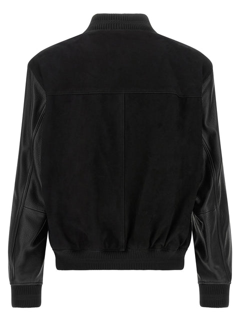 Hugo Boss Leather Bomber Jacket