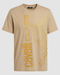 Cavalli Class Short Sleeve T-shirt Beige/Gold