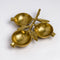 India Handicrafts Inc - Gold Pomegranate Bowls