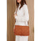 Intrecciato (Braided) Shoulder/Crossbody Bag Camel-Shoulder/Crossbody Bag-MILIO MILANO-ONE SIZE-Urbanheer