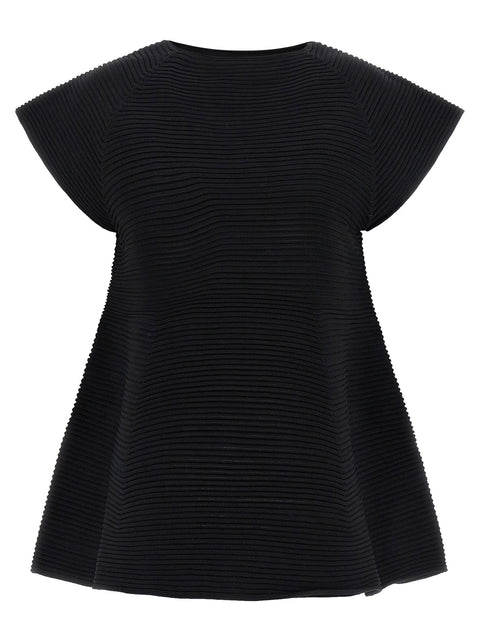 Issey Miyake Corrugated Knit Dress