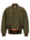 J.w.anderson Green Bomber Jacket With Asymmetric Hem