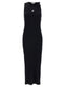J.w.anderson Logo Ribbed Dress