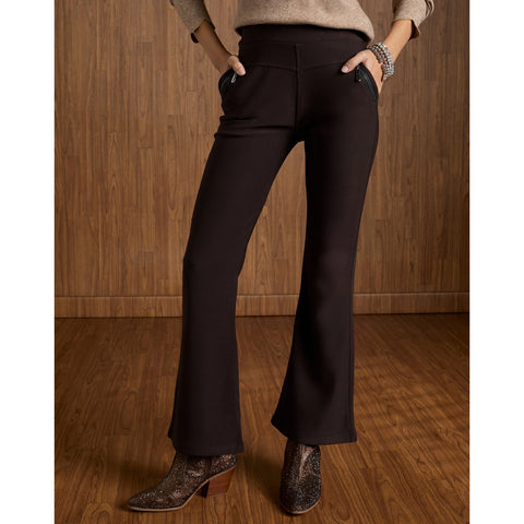 Jasmine Zip Pocket Flare Legging