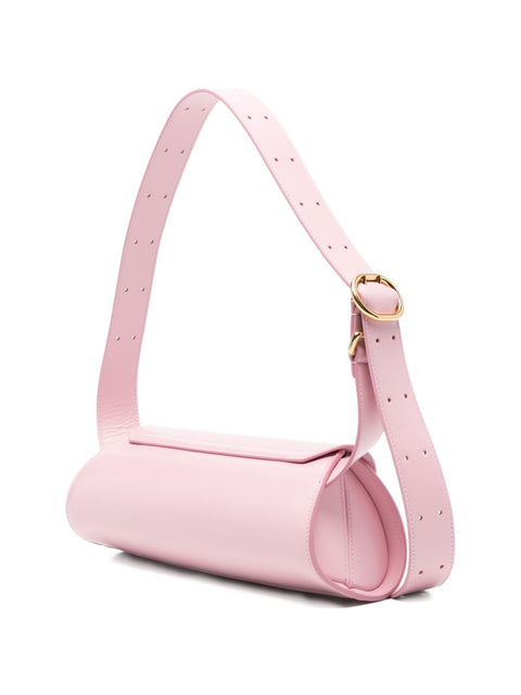 Jil Sander Cannolo small leather shoulder bag