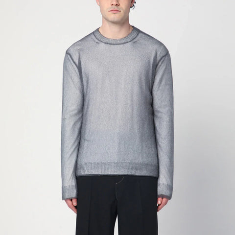 Jil Sander Grey jumper with layered design