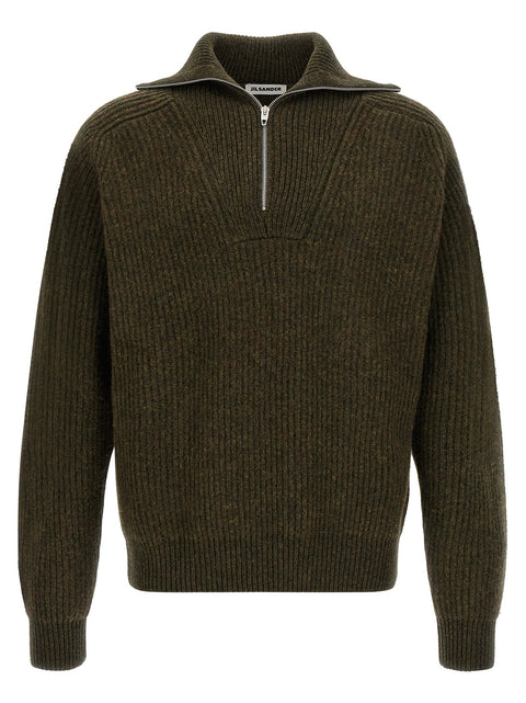 Jil Sander Half-zip Sweater