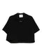 Jil Sander V-neck short sleeves straight hem Cropped polo shirt