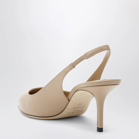 Jimmy Choo Leather slingbacks with ankle strap