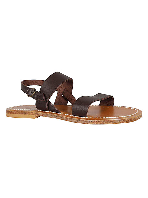 K Jacques St Tropez Sandals LUGGAGE