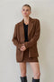 Kaia Suede Blazer